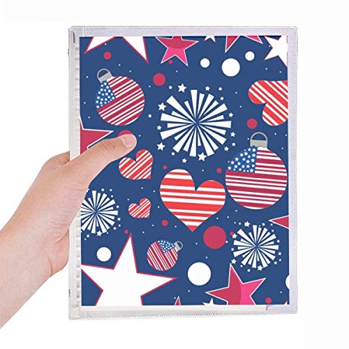 Carnet de notes en spirale rechargeable USA pour fin d'année