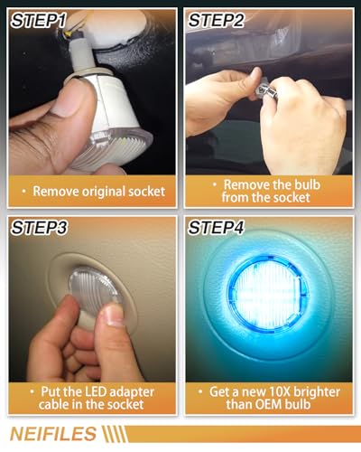 Lámpara LED para maletero Ice Blue compatible Jeep Dodge miniatura 5