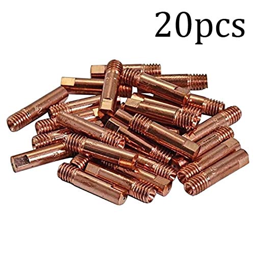 Mig Welder Contact Tips 0.6mm M6 5Pk Tip Size M6 X 1.0 Thread X 25mm Length