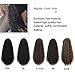 AISI QUEENS Clip-in Bangs, Straight, Natural, Curly Human Hair, Black, 8 inches, Clip-on Fringe Bangs with Temples, One Piece Hairpiece