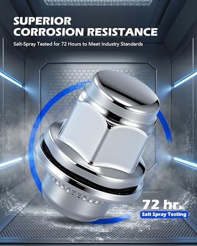 Image of Orion Motor Tech M12x1.5 Lug Nuts, 12x1.5mm Mag Wheel Lug Nuts Compatible with Toyota Avalon Camry Corolla Highlander RAV4 Sienna Matrix Prius Venza Crown OEM Factory Wheels, Set of 20