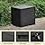 YITAHOME 31 Gallon Outdoor Storage Box, Waterproof Resin Deck Box and Package Delivery with Lockable Lid for Patio Furniture Cushions, Pool Accessories, Garden Tools, Black