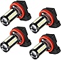 H8 H11 LED Fog Light Bulbs 6000K White LED Bulbs for Fog Light 1400 Lumen 12-24V High Power 5730 LED, Constant Current, Plug and Play, Non Polarity Headlight Bulb for Car Truck (4 Pcs)