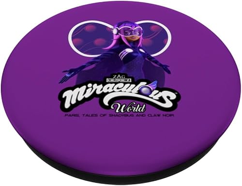 Miniatura 2 de Miraculous Ladybug Tales of Shadybug and Claw Noir Hesperia PopSockets Standard PopGrip