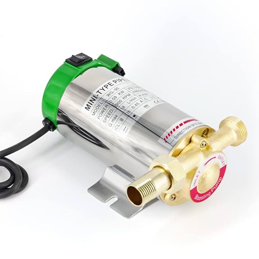 Shower Pump, DSYOGX Electric Water Pump Cast Iron Automatic