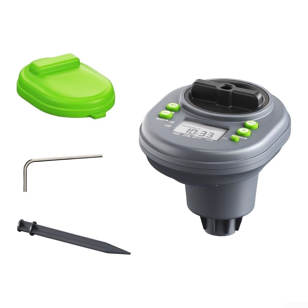 Regolatore di irrigazione a 4 zone Timer di irrigazione intelligente con design impermeabile IP68 Sensore pioggia compatibile per giardini domestici Paesaggistica commerciale Orari personalizzati