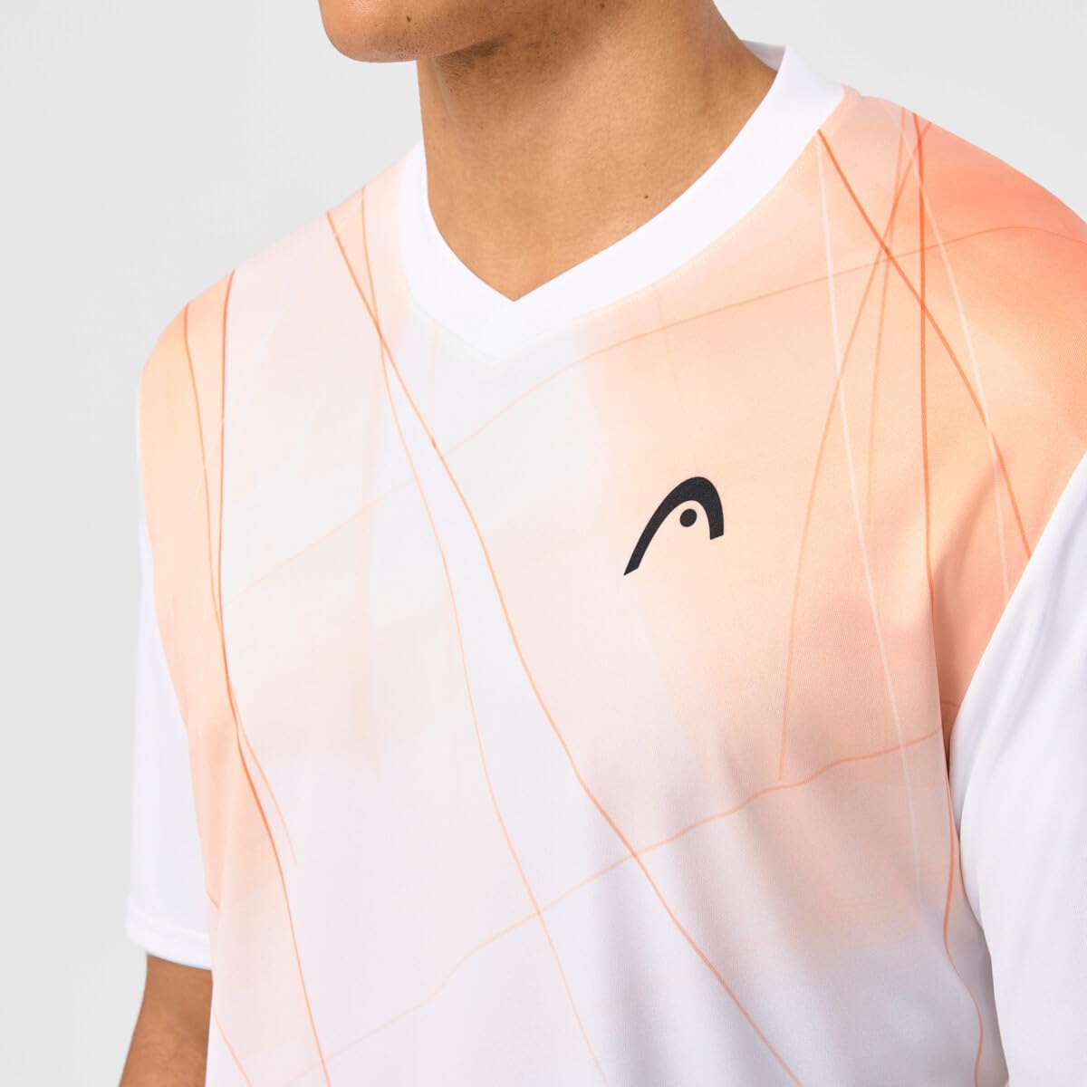 HEAD TOPSPIN T-Shirt Men, Print Vision m/Campfire Orang