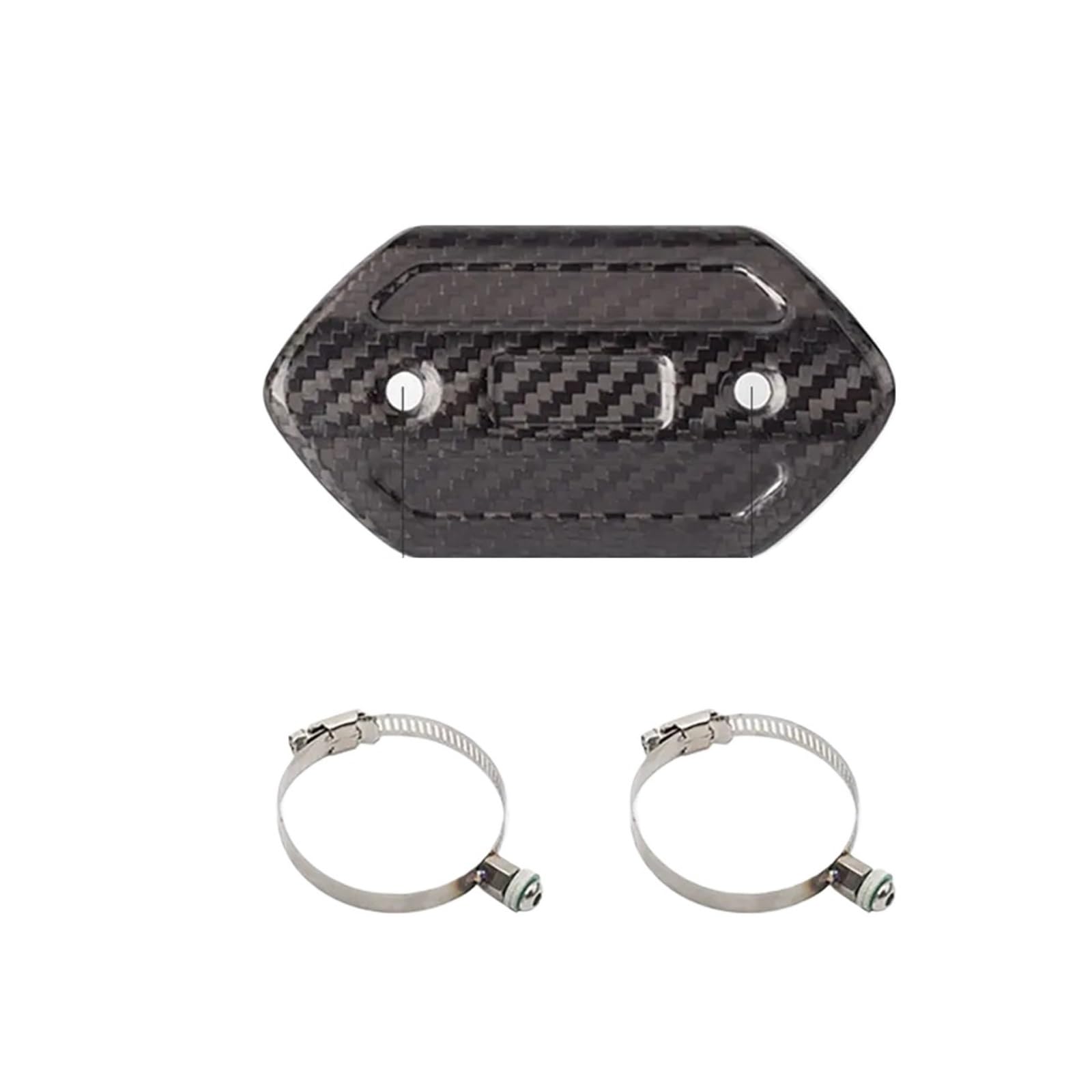 Copertura scarico moto Copertura per scudo termico per tubo marmitta di scarico moto in fibra carbonio del Paracalore moto
