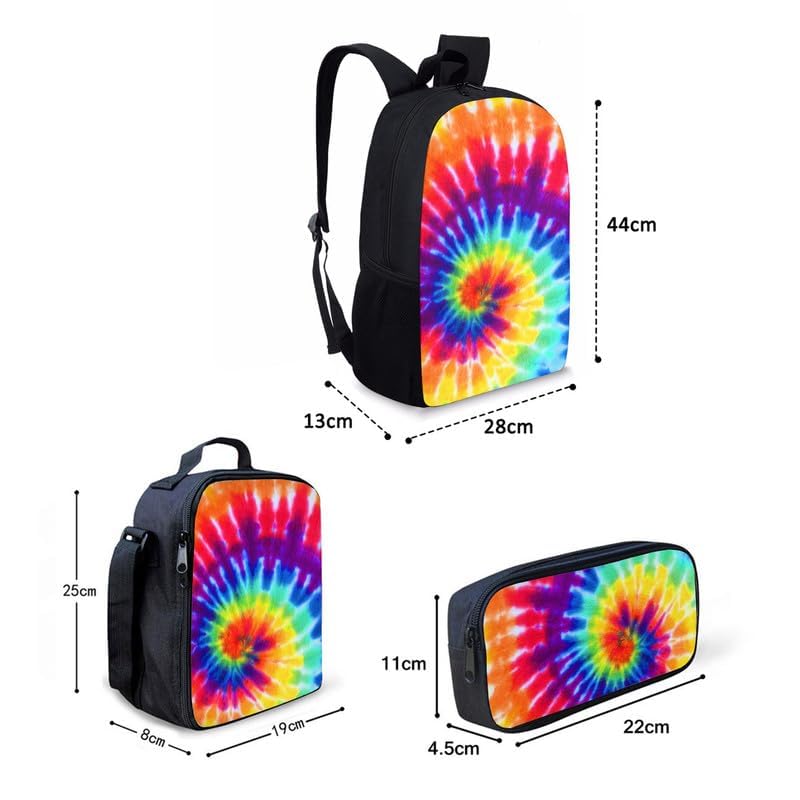 Watercolor Giraffe 17inch School Backpack for Students 3D Realistic Giraffe 3-in-1 Kids School Bag with Lunch Box Pencil Case Grassland Animal Primary Junior Bookbag4