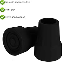 Vista 6 de Almohadillas de repuesto para muletas y empuñaduras de mano y puntas de muletas para axilas, funda de mango y almohadilla para pies, kit