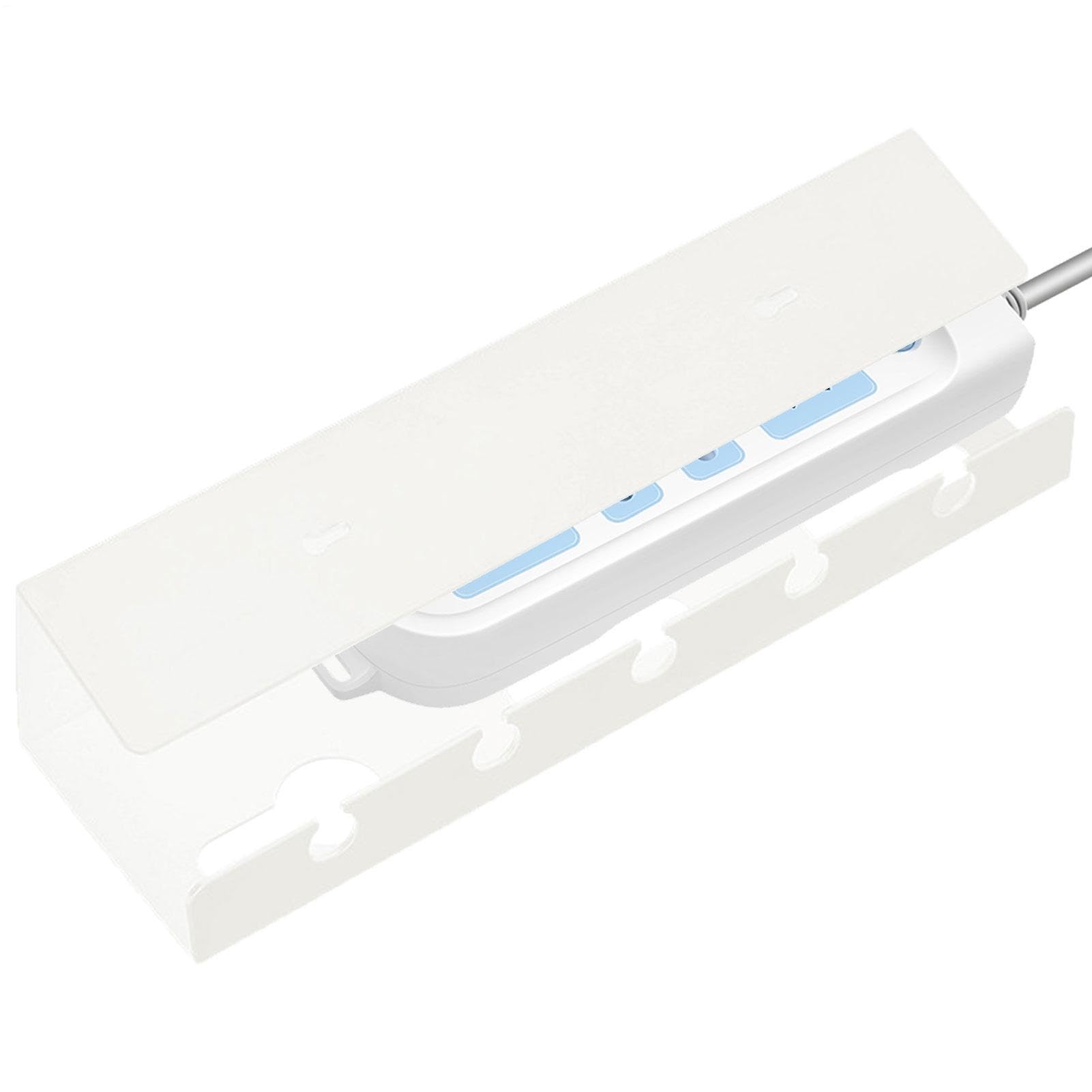 Kabel-Management-Tablett ohne Bohren, Kabelmanagement unter dem Schreibtisch, Bohrkabelregal ohne Gestell, selbstklebendes -Design, Kabelversteck, Heimschreibtisch, Drahtverstecker