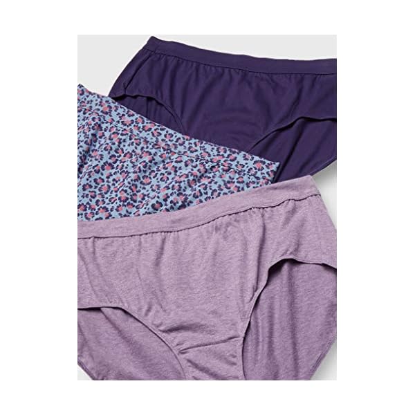 JUST-MY-SIZE-Womens-Plus-Size-Cool-Comfort-Ultra-Soft-Brief-6-Pack Just My Size Women's Plus Size Cool Comfort Ultra Soft Brief 6-Pack, Assorted, 10