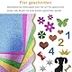 20 Blatt Silber Glitzerpapier zum Basteln, A4 Selbstklebende Glitzer Papier, Glitzerndes Bastelpapier, Glitterpapier Glitterkarton für DIY Handwerk, Grußkarten, Scrapbooking (21 x 29.7 cm, Silber)