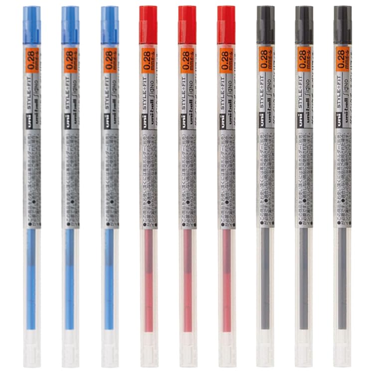 （まとめ）三菱鉛筆 ゲルインクボールペン 替芯 0.28mm 黒 ユニボール シグノ 超極細用 UMR128.24 1本 〔×50セット〕 まとめ） 三菱鉛筆 ゲルインクボールペン替芯 0.28mm 黒 ＵＭＲ１２８