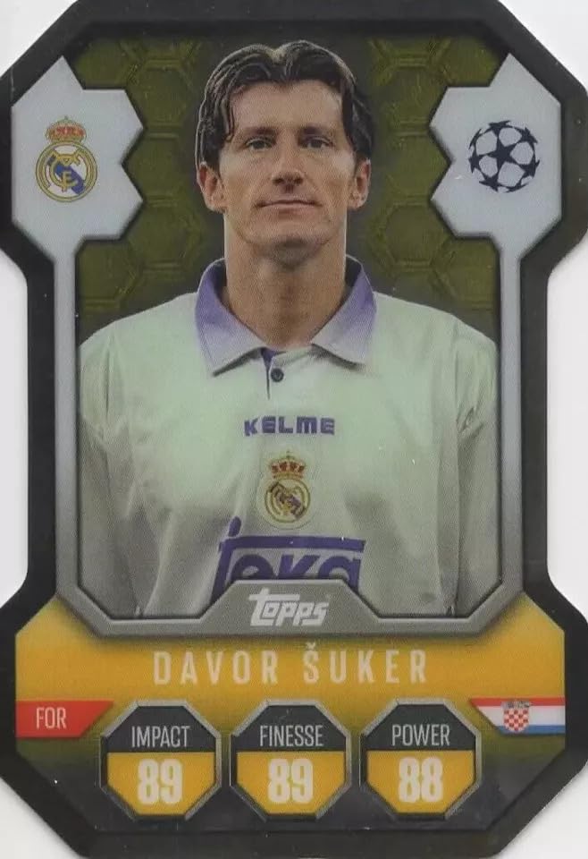 Match Attax 2024 2025 Davor Suker Chrome Pro Elite Trading Card