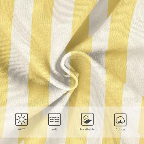 Yellow White Stripe Toddler Girls's Underwear 2T 23008873