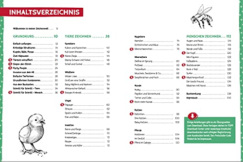 Die Kunst des Zeichnens für Kinder Zeichenschule