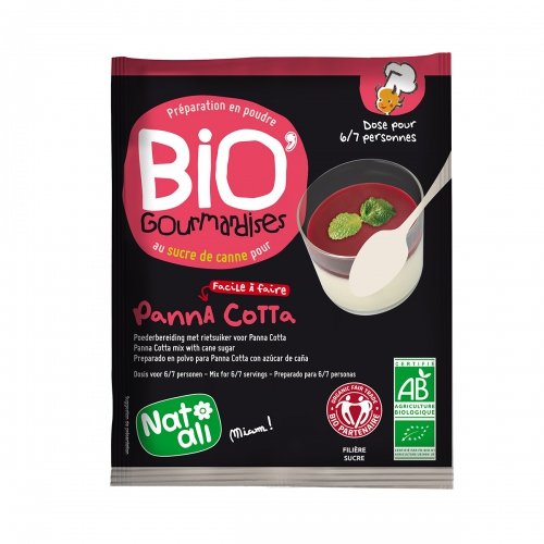 Bio Gourmandises - Préparation en poudre pour Panna cotta - 6x100ml Cover