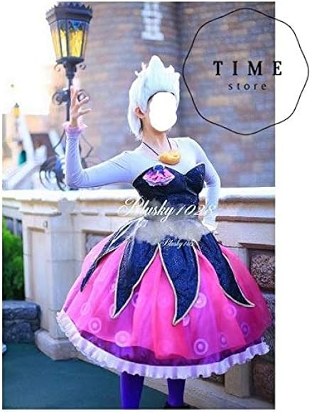 ディズニーヴィランズ リトルマーメイド アースラ ドレス Dハロ 仮装 