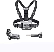 TSMALL Adjustable Chest Strap Mount Elastic Action Camera Body Belt Harness with Hoo TSMALL Adjustable Chest Strap Mount Elastic Action Camera Body Belt Harness with Hoo