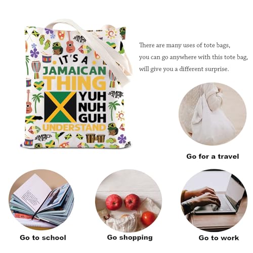 Bolso tote KUIYAI Jamaica Vacation Trip miniatura 5