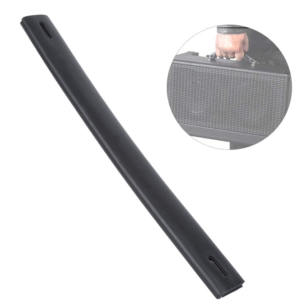 Poignée de Haut Parleur de Guitare en Cuir PU Poignée d'amplificateur de Guitare Noire pour Haut Parleur Ampeg Style Vintage,Conférencier, Accessoires d'équipement o