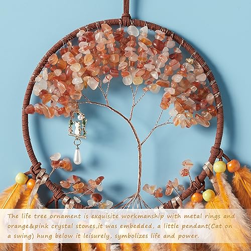 Prettyjollyfallorangetreeoflifedreamcatcherwalldecorwithhealingcrystalstonehandmadeorangefeatherdreamcatchersdecorationwallhangingbedroomroomweddingpartywishgift256 Urban Country Home Decor Pretty jolly fall orange tree of life dream catcher wall decor with healing crystal stone handmade orange feather dream catchers decoration wall hanging bedroom room wedding party wish gift 256 urban country home decor