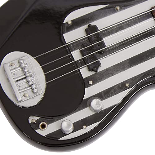 Geezer Butler (Black Sabbath) Signature Basse – Réplique de guitare miniature - Les Beatles, Paul McCartney, John Lennon, RIngo Starr, George Harrison Geezer Butler (Black Sabbath) Signature Basse – Réplique de guitare miniature – Image 5