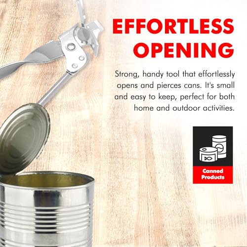 Chef Craft Select Can Opener with Tapper, 6.5 inches in length, Nickle Plated - image 3