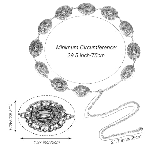 Western Belts for Woman-Cowgirl-Cowboy-Country-Chain-Belt2