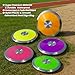 1 kg Sports Training Discus 2 Pcs for Girls Boys School Track and Field, 1kg Nylon Discus with Steel Rim and Center, Men Women Discuses Outdoor Practice Throwing (Orange)