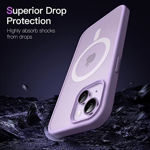 Image of JETech Magnetic Matte Case for iPhone 14 Plus, Light Purple