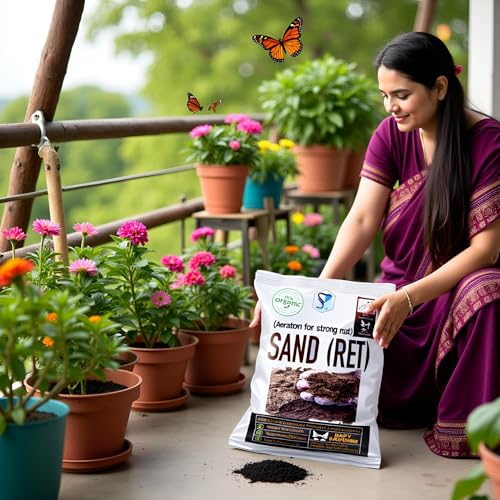 Image of Sand (Ret) for Home Gardening | Potting Mix | Aeration and Drainage for Plant Roots (1.9 Kg)