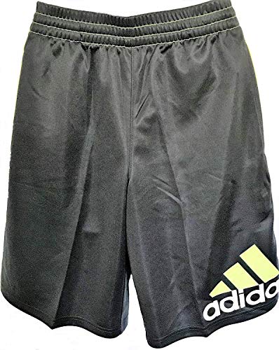 Short de basketball gris et vert Adidas garçon taille 10-12 ans