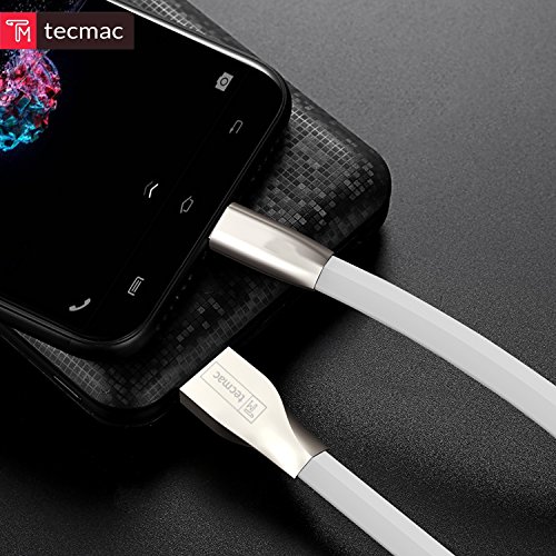 Image of TM-ZINC-MIC-WHT Data Charger Cable - 3.3 Feet (1 Meter) - (White)