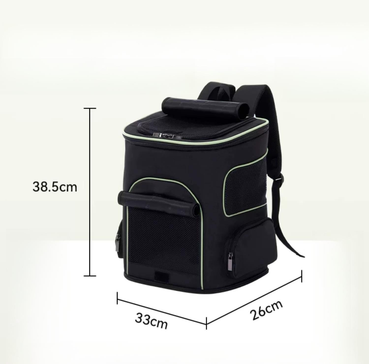 Dog Backpack Bag, Airline Approved Cat Backpack for Carrying Small Large Cats, Pet Bag Backpack, Ventilated Soft Side for Travel, Hiking, Camping, Max 18 Lbs(Gray)