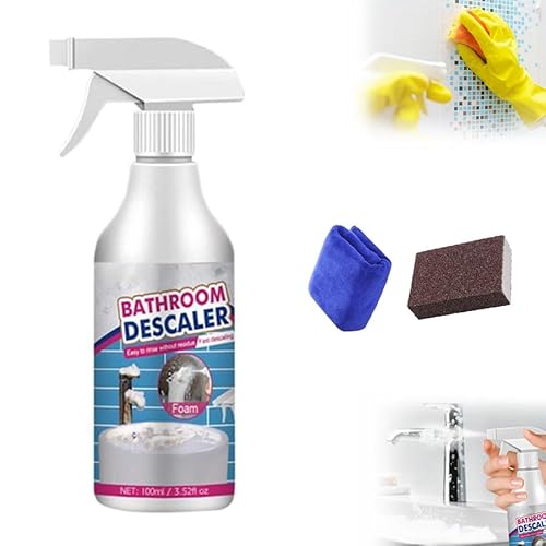 PETUPS Bathroom Descaler Cleaner, 2025 Upgraded Multipurpose Stubborn Stains Cleaner,