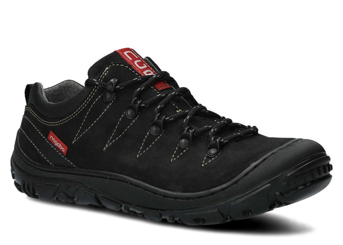 nagaba - Chaussures de randonnée - de Trekking - d’extérieur Cuir véritable, à Lacets, décontractées