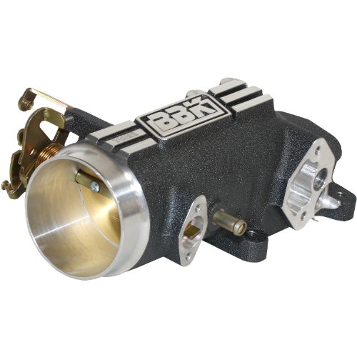 BBK Performance BBK 1780 78mm Throttle Intake - High Flow Power Plus Series for Ford Mustang GT 4.6L 2V - Charcoal Finish