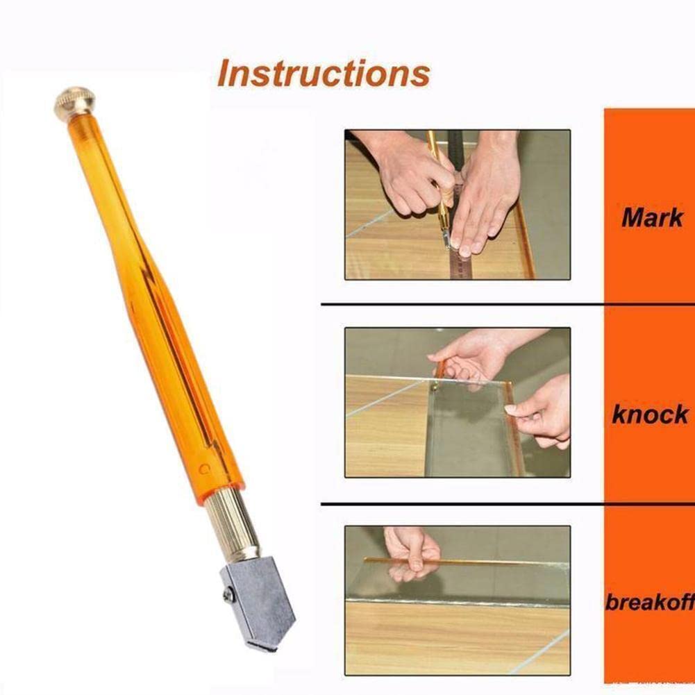 YADAV rofessional Glass Cutter Tungsten Carbide Tip Precision Cutting Tiles 3