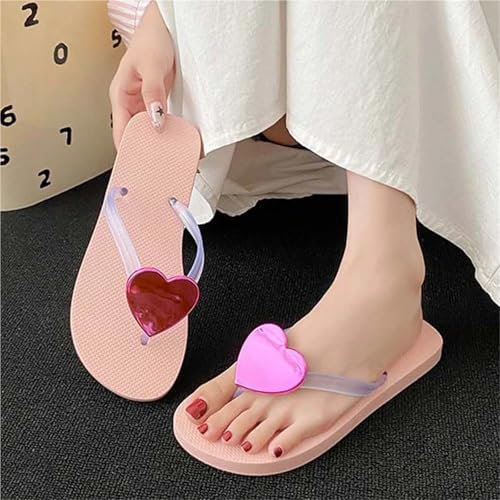 Flip Flops for Women Women Flip Flops Holiday Waterproof Seaside Sandals PVC Vacation Beach Slippers Outdoor3