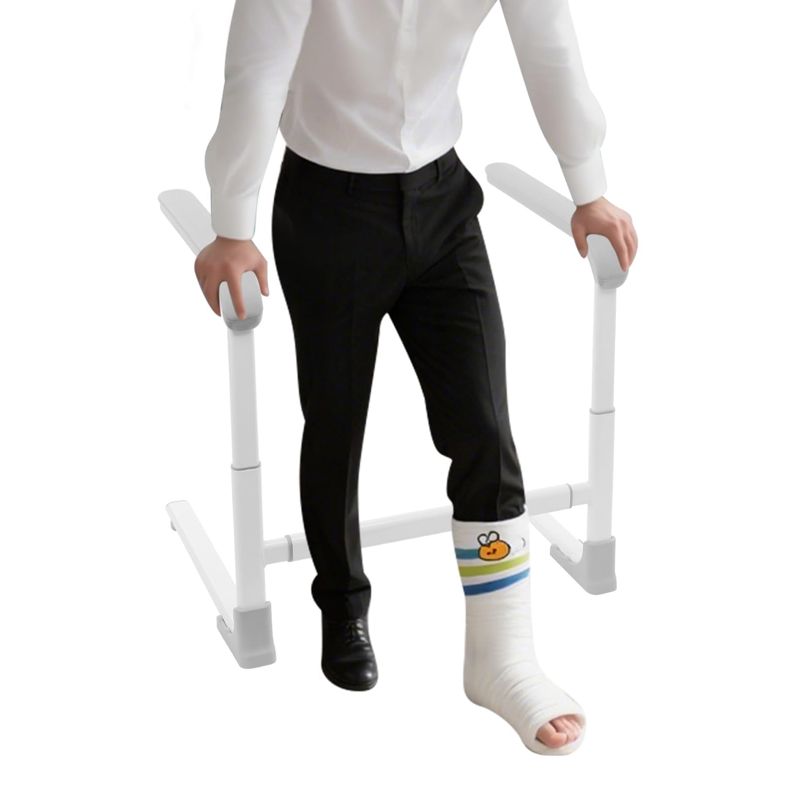 Aide à se lever pour canapé et lit, réglable en hauteur et en longueur, avec poignées antidérapantes, aide à se lever stable jusqu'à 150 kg, poignée pour canapé, toilettes et soins