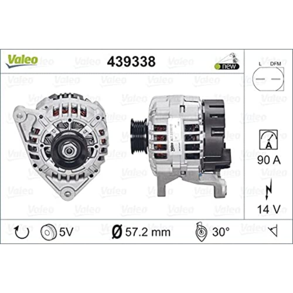 Amazon.com: Valeo 439338 Alternator, 1 Pack : Automotive
