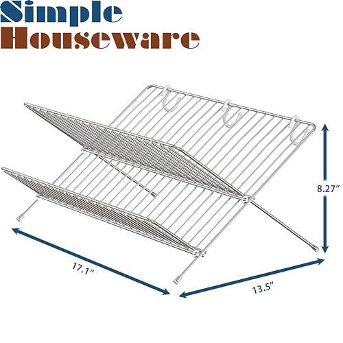 Simple Houseware CO-028-3 Collapsible Dish Drying Rack thumb #1