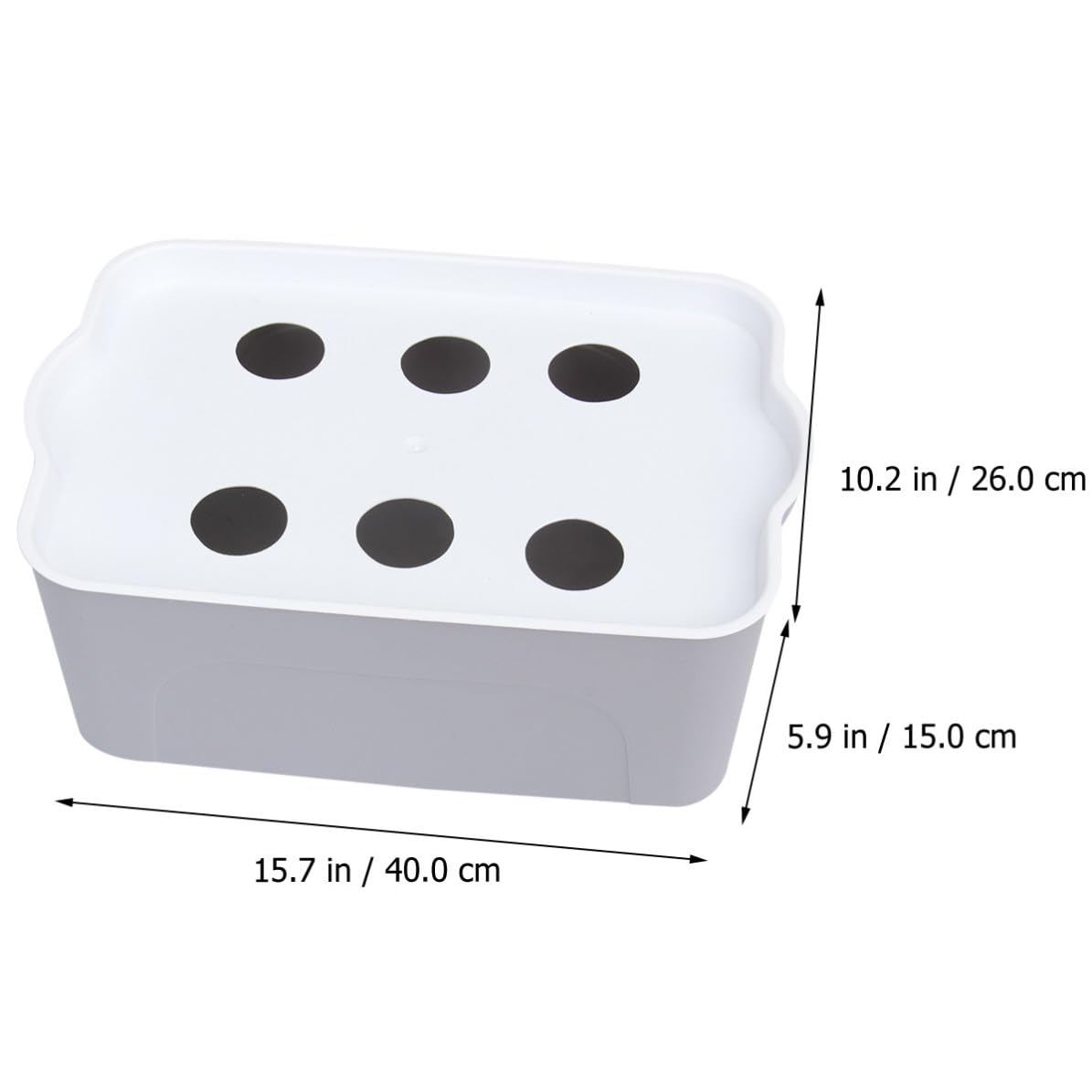 Uonlytech Caja de Cultivo Hidropónico Automática de PP para Balcón Interior