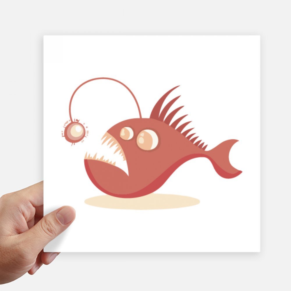 Pegatinas pared pescados linterna maleta portátil motobike decal 4 piezas 20cm