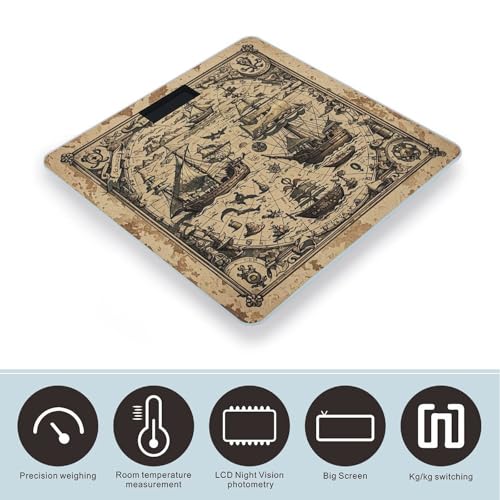 Báscula digital de baño VstaDank con vidrio templado miniatura 3