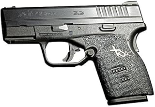 Grips for Springfield XD-S 9mm/.45 (3.3-Inch Barrel), Large Backstrap, Black Rubber 212R - Talon