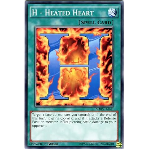 SDHS-EN028 1st Ed H - Heated Heart Common Card Heros Strike Yu-Gi-Oh Single Card Cover