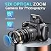 4K Digital Cameras for Photography-12X Optical Zoom with WiFi & App Control,72MP Vlogging Camera with 180° Flip Screen, Photography Camera with Auto Focus, 2 Batteries,32GB SD Card for Teens,Travelers